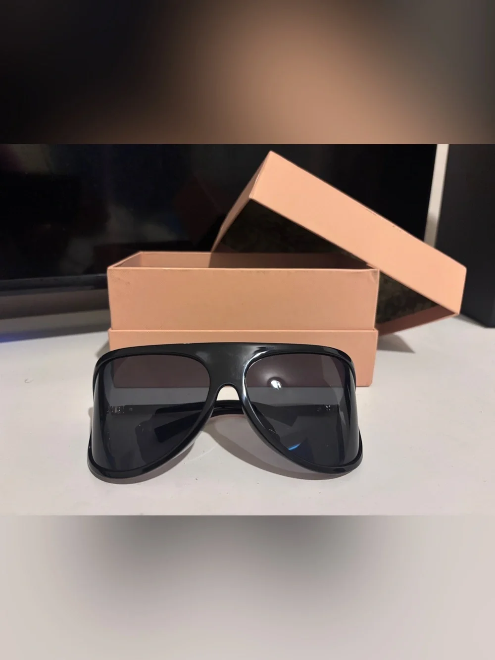 Black Shield Sunglasses